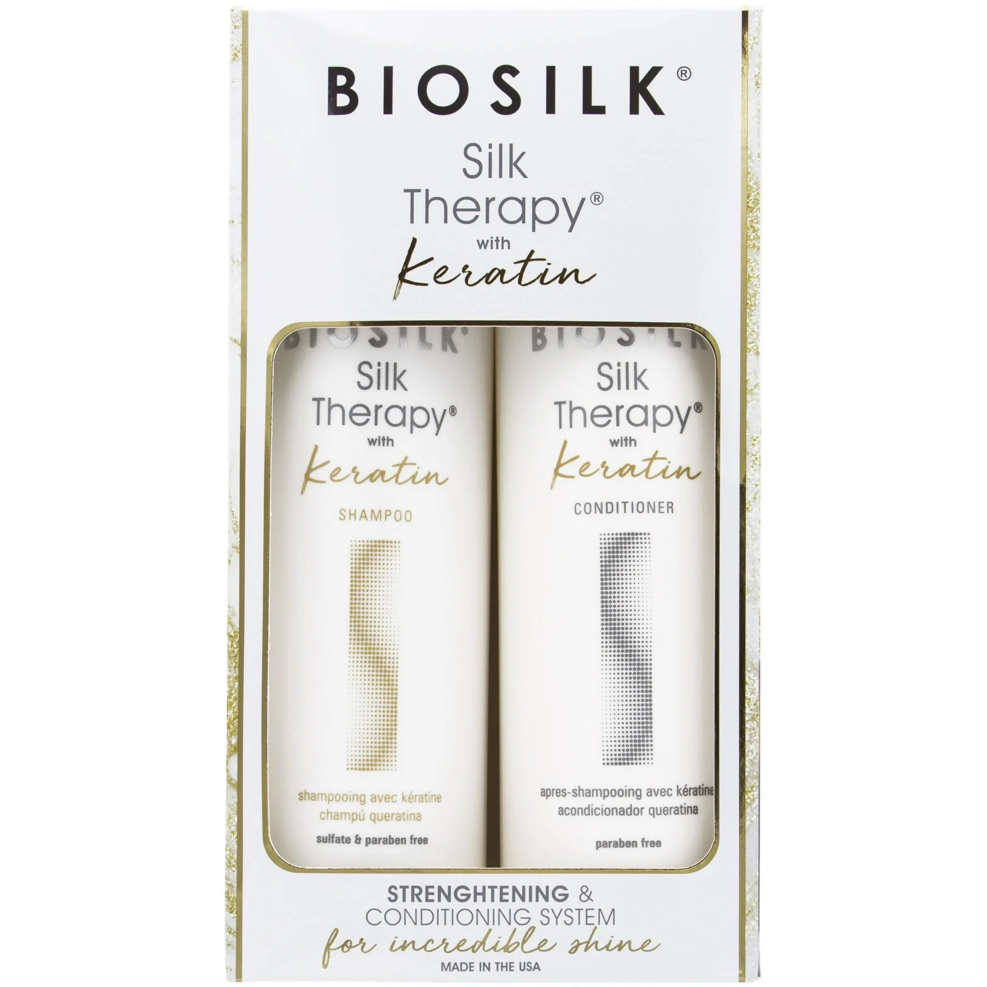 Silk Therapy w/Keratin Shampoo/Conditioner