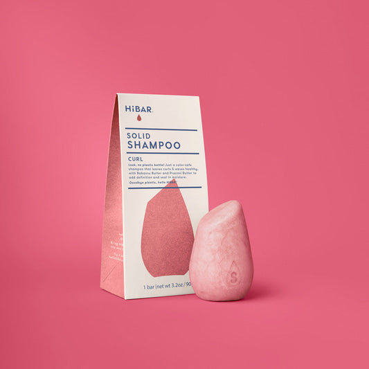 Curl Shampoo Bar with packaging 